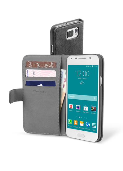 Book Agenda за Samsung Galaxy S6 черен