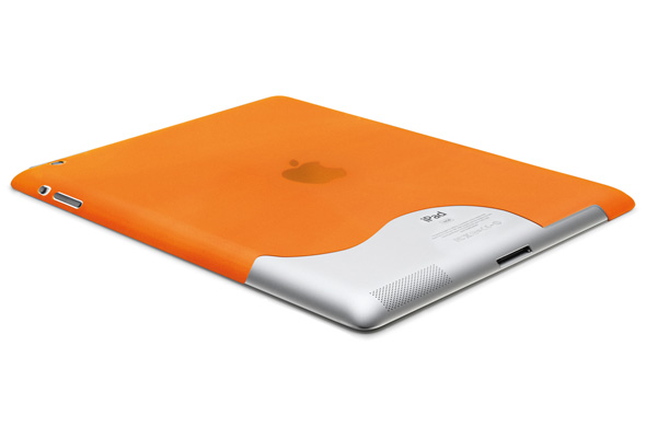 0,6мм тънък калъф за IPad3/2 оранжев