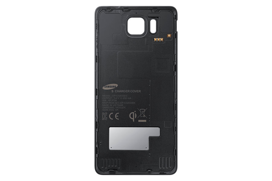 S Charger Cover Samsung Galaxy Alpha Black