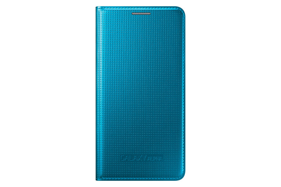 Flip Cover Samsung Galaxy Alpha Blue