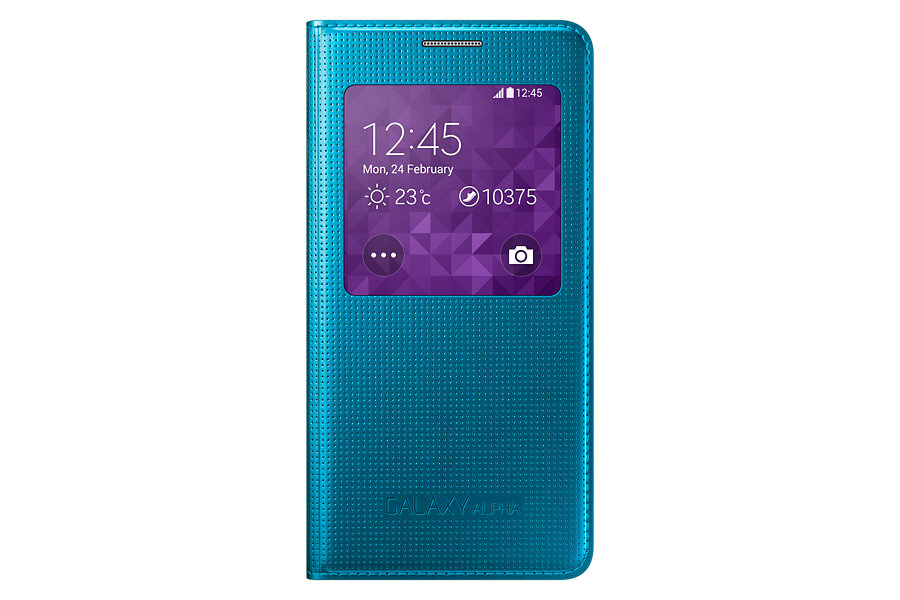 S View Cover Samsung Galaxy Alpha Blue