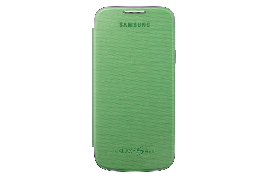 Samsung Galaxy S4 mini,Flip Cover, Yellow Green