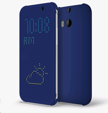 HTC One (M8)/M8s Dot View Cover HC M100 Blue
