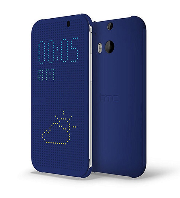 HTC Case Dot Flip HC M110 HTC One E8 Dual SIM bluе