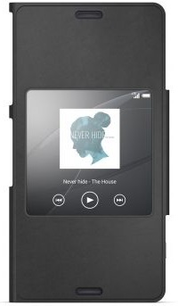 Sony Style Cover SCR26 for Xperia Z3 Compact black