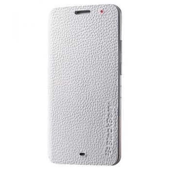 BlackBerry Leather Flip Case for Z30 white