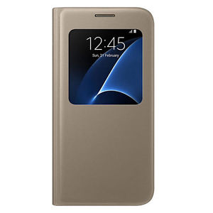 Samsung G930 SViewCover Gold за Galaxy S7