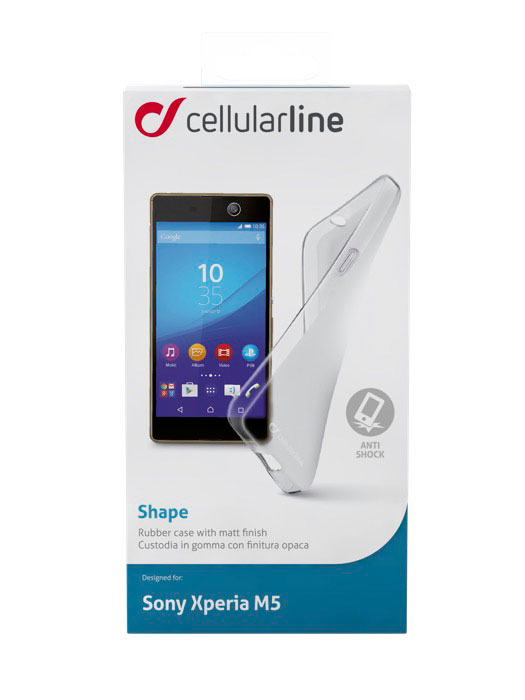 Shape калъф за Sony Xperia М5 прозрачен