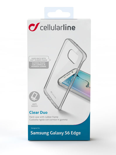 Прозрачен твърд кейс за Samsung S6 Edge