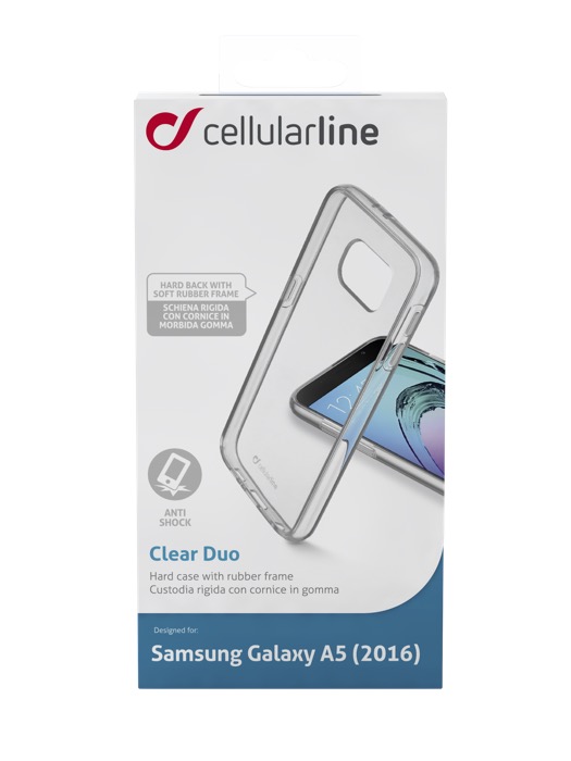Samsung Galaxy А5 2016 прозрачен твърд кейс