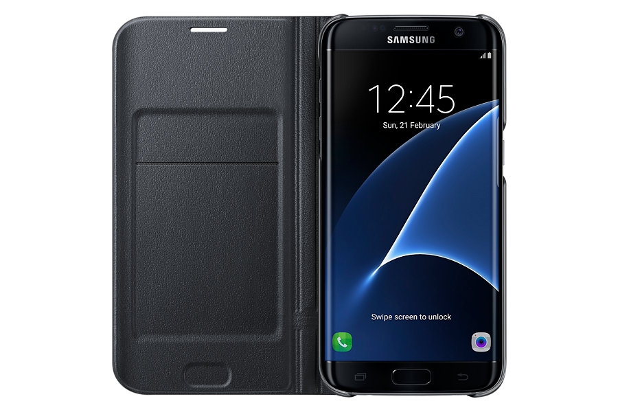 Samsung G935 LEDViewCover Black for GalaxyS7+