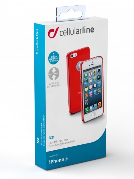 Ice калъф за iPhone 5 червен