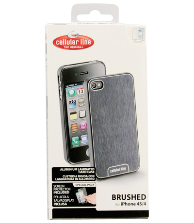 iPhone 4/4S Brushed калъф за iPhone 4/4S бял