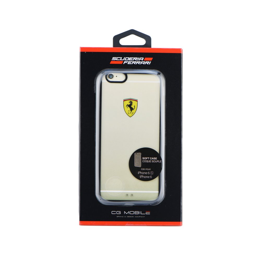 Hardcase Ferrari FEHCP6BK Transparent IPH 6 4