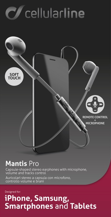 Стерео слушалки с микр AP MANTIS PRO сиви