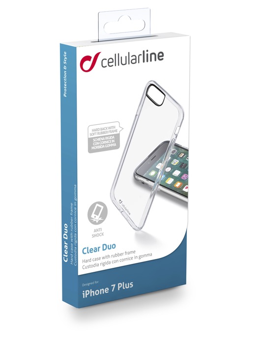 Прозрачен калъф Clear Duo за iPhone 7 Pl