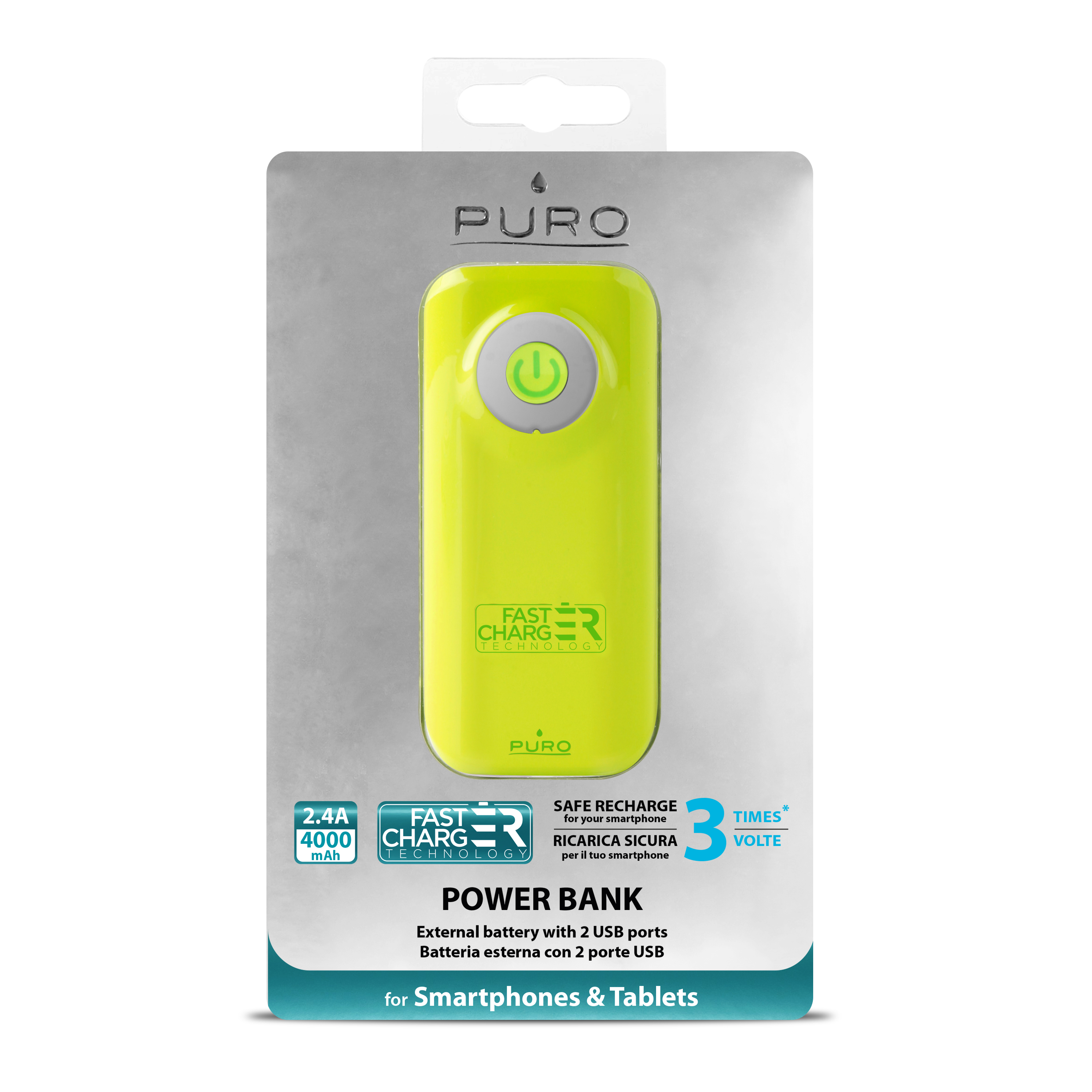 PURO 4000mAh FAST CHARGE батерия
