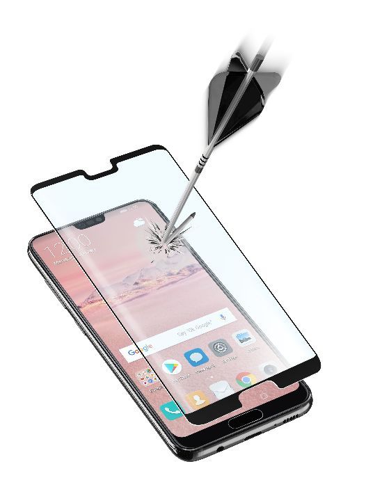 Закалено стъкло 3D за Huawei P20 Pro, Черно