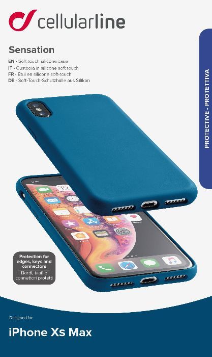 Sensation калъф за iPhone Xs Max син