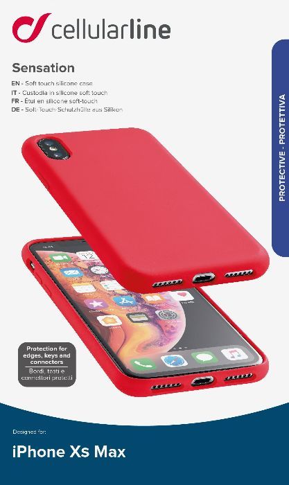 Sensation калъф за iPhone Xs Max червен