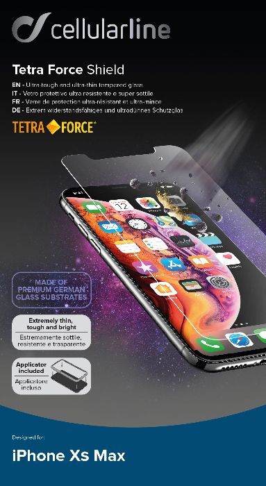 Усилено стъкло Tetra Force iPhone Xs Max