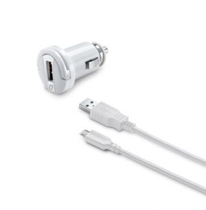 Комплект microUSB зарядно за кола  2000mAh и кабел