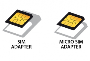 NanoSIM -microSIM + Nano SIM - SIM адаптери