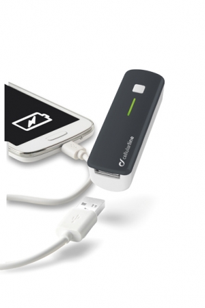 Външна батерия за телефон 2200mAh черна