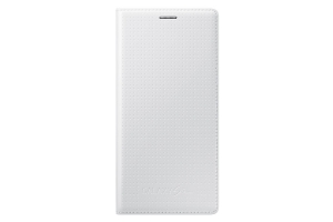 Flip Cover Samsung Galaxy S5 Mini shimmery WHITE