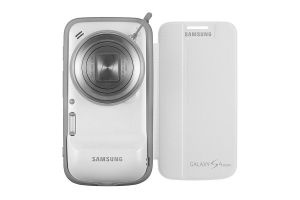 Samsung Galaxy S4 Zoom,GS10,Flip Cover +,White