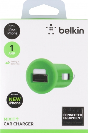 Belkin Mixit Car Charger 1A Green
