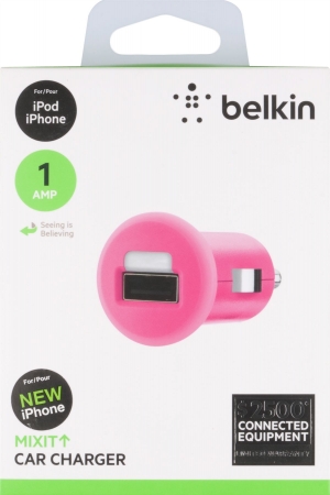 Belkin Mixit Car Charger 1A Pink