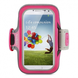 Belkin SlimFit Armband  SG S4 pink