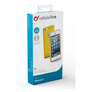 Ice калъф за iPhone 5 жълт