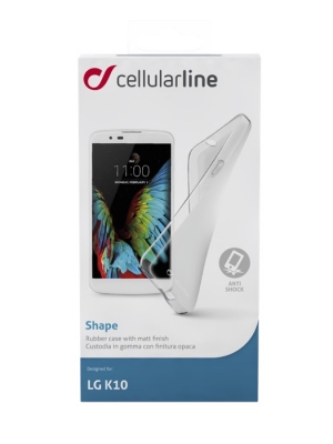 Shape гумен калъф за LG К10 прозрачен