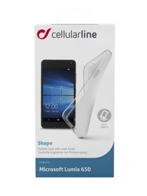 Shape калъф за Nokia Lumia 650 прозрачен