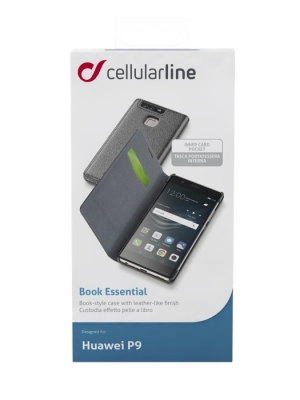 Book Essential за Huawei P9 черен