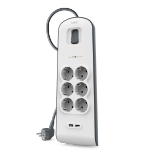 Belkin SurgeCube протектор със шест изхода: 650J