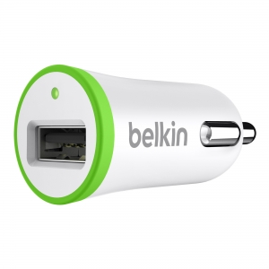 Belkin Micro 12V зарядно - 2.1A/10W:бял/зелен