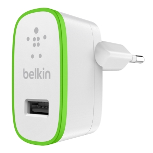Belkin BOOST↑UP™ 220V зарядно - 2.4А/12W: бял