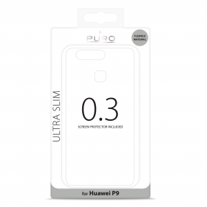 PURO Ultra Slim 0.3 за HUAWEI P9: прозрачен