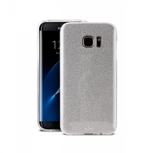 PURO SHINE COVER за SG S7 Edge: Silver