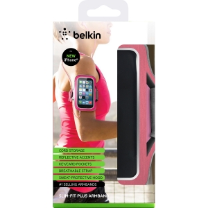 Belkin Slim-Fit Plus Armband за iPhone 6/6S * Цвят: сив/розов