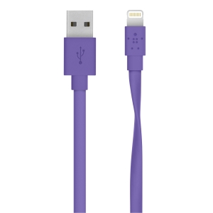 Belkin MIXIT↑™ FLAT Lightning Charge/Sync кабел - 2.4А/12W: 1.2м