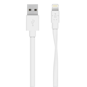 Belkin MIXIT↑™ FLAT Lightning Charge/Sync кабел - 2.4А/12W: 1.2м