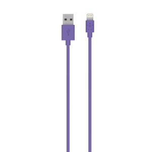 Belkin MIXIT↑™ Lightning Charge/Sync кабел - 2.1А/10W: 1.2м * Цвят: пурпурен