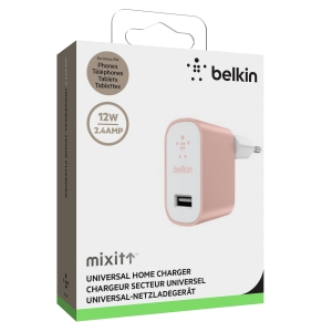 Belkin MIXIT↑™ Metallic 220V зарядно - 2.4А/12W