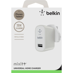 Belkin MIXIT↑™ Metallic 220V зарядно - 2.4А/12W
