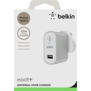 Belkin MIXIT↑™ Metallic 220V зарядно - 2.4А/12W
