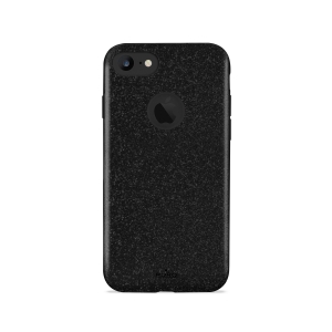 PURO Shine Cover за iPhone 7: черен